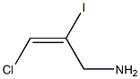 (E)-3-Chloro-2-iodo-2-propen-1-amine Struktur