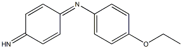 4-(4-Ethoxyphenylimino)-2,5-cyclohexadien-1-imine Struktur