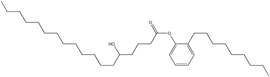 5-Hydroxystearic acid 2-nonylphenyl ester Struktur