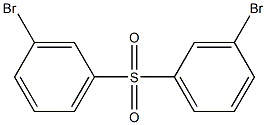 Bis(3-bromophenyl) sulfone Struktur