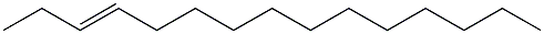 (E)-3-Pentadecene Struktur
