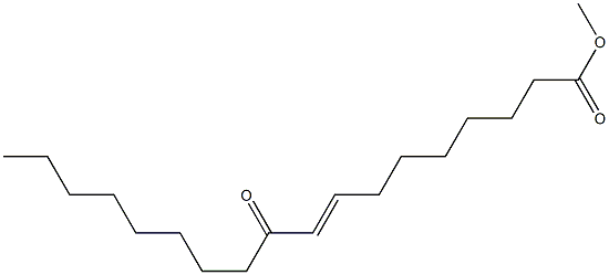 10-Oxo-8-octadecenoic acid methyl ester Struktur