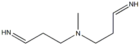 N,N-Bis(3-iminopropyl)methylamine Struktur