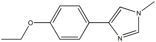 4-(4-Ethoxyphenyl)-1-methyl-1H-imidazole Struktur