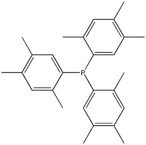 Tris(2,4,5-trimethylphenyl)phosphine Struktur