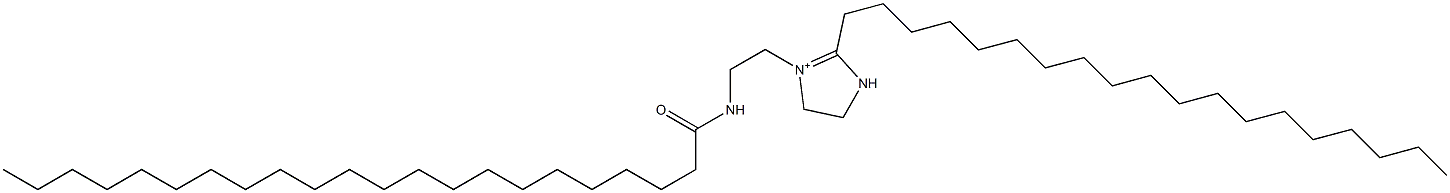 1-[2-(Docosanoylamino)ethyl]-2-nonadecyl-1-imidazoline-1-ium Struktur