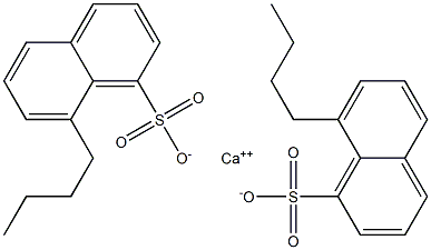 Bis(8-butyl-1-naphthalenesulfonic acid)calcium salt Struktur