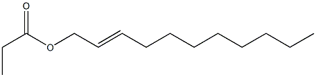 Propionic acid 2-undecenyl ester Struktur