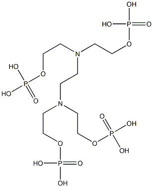 3,6-Bis[2-(phosphonooxy)ethyl]-3,6-diazaoctane-1,8-diol 1,8-bis(dihydrogen phosphate) Struktur