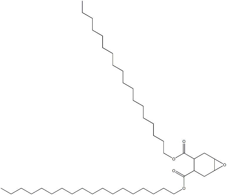 7-Oxabicyclo[4.1.0]heptane-3,4-dicarboxylic acid dioctadecyl ester Struktur