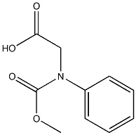 N-Carbomethoxyphenylglycine Struktur