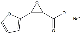 3-(2-Furyl)-2,3-epoxypropionic acid sodium salt Struktur