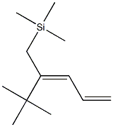 [(2E)-2-tert-Butyl-2,4-pentadienyl]trimethylsilane Struktur