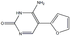 5-(2-Furyl)cytosine Struktur