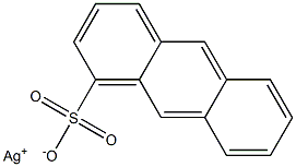 1-Anthracenesulfonic acid silver(I) salt Struktur