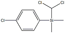 (Dichloromethyl)dimethyl(4-chlorophenyl)silane Struktur