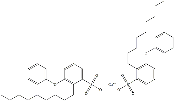 Bis(2-nonyl-3-phenoxybenzenesulfonic acid)calcium salt Struktur