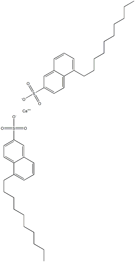 Bis(5-decyl-2-naphthalenesulfonic acid)calcium salt Struktur