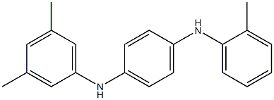 N-(3,5-Dimethylphenyl)-N'-(2-methylphenyl)-p-phenylenediamine Struktur