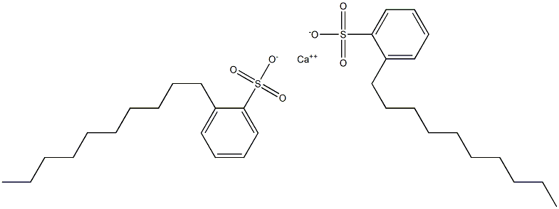 Bis(2-decylbenzenesulfonic acid)calcium salt Struktur