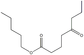 5-Oxooctanoic acid pentyl ester Struktur