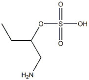 Sulfuric acid hydrogen 1-aminomethylpropyl ester Struktur