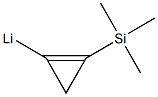 2-Trimethylsilyl-1-cyclopropenyllithium Struktur