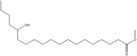 15-Hydroxynonadecanoic acid methyl ester Struktur