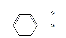 1-(4-Methylphenyl)-1,1,2,2,2-pentamethyldisilane Struktur