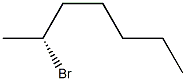 [R,(-)]-2-Bromoheptane Struktur