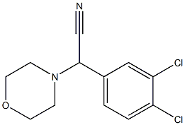 3,4-Dichlorophenylmorpholinoacetonitrile Struktur