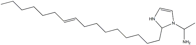 1-(1-Aminoethyl)-2-(9-hexadecenyl)-4-imidazoline Struktur