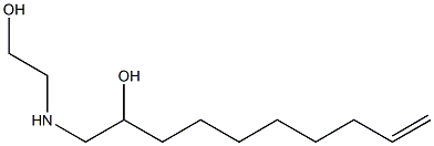 1-[(2-Hydroxyethyl)amino]-9-decen-2-ol Struktur