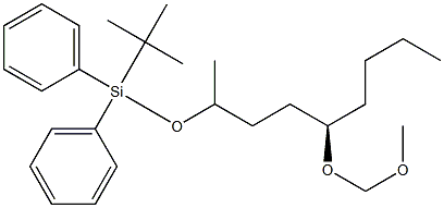 (4R)-4-(Methoxymethoxy)methyl-1-(tert-butyldiphenylsiloxy)octane Struktur