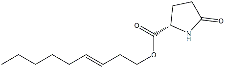 (S)-5-Oxopyrrolidine-2-carboxylic acid 3-nonenyl ester Struktur