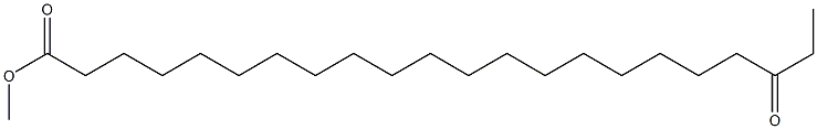 20-Oxodocosanoic acid methyl ester Struktur