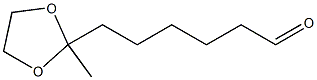 2-Methyl-1,3-dioxolane-2-hexanal Struktur