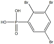 2,3,5-Tribromophenylphosphonic acid Struktur