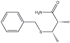 (2S,3S)-3-Benzylthio-2-methylbutanamide Struktur