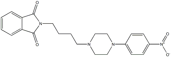 N-[4-[4-(4-Nitrophenyl)-1-piperazinyl]butyl]phthalimide Struktur