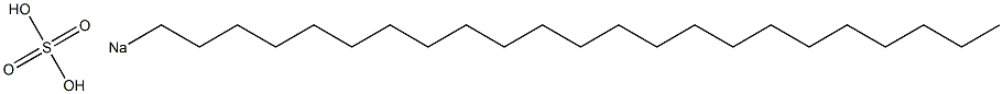 Sulfuric acid tricosyl=sodium salt Struktur