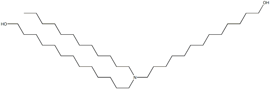 13,13'-(Dodecylimino)bis(1-tridecanol) Struktur