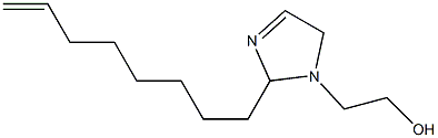 2-(7-Octenyl)-3-imidazoline-1-ethanol Struktur