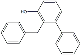 2-Benzyl-1,1'-biphenyl-3-ol Struktur