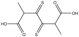 2,5-Dimethyl-3,4-dithioxohexanedioic acid Struktur