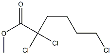 2,2,6-Trichlorocaproic acid methyl ester Struktur