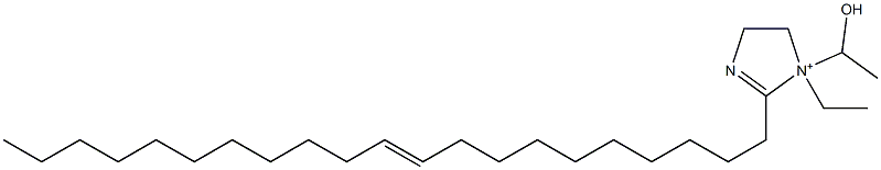 1-Ethyl-2-(10-henicosenyl)-1-(1-hydroxyethyl)-2-imidazoline-1-ium Struktur