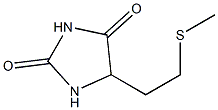 5-Methylthioethyl-2,4-imidazolidinedione Struktur