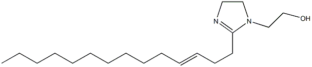 2-(3-Tetradecenyl)-2-imidazoline-1-ethanol Struktur