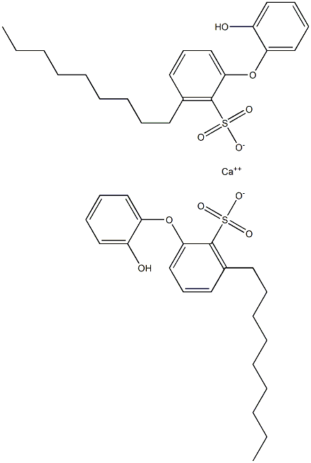 Bis(2'-hydroxy-3-nonyl[oxybisbenzene]-2-sulfonic acid)calcium salt Struktur